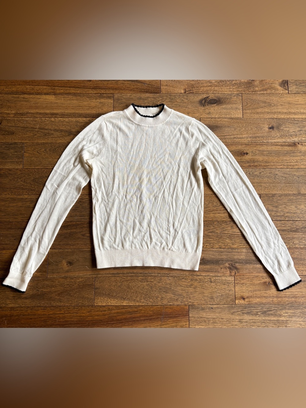 Sunday Best Aritzia Silk Cashmere Blend Sweater Medium Ivory